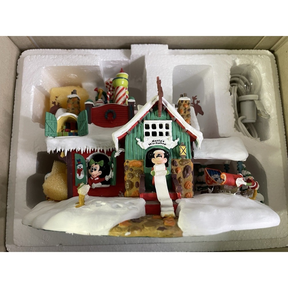 1995 Disney Winter Wonderland  Santa's‎ Workshop DISNEY IN BOX - Picture 2 of 4